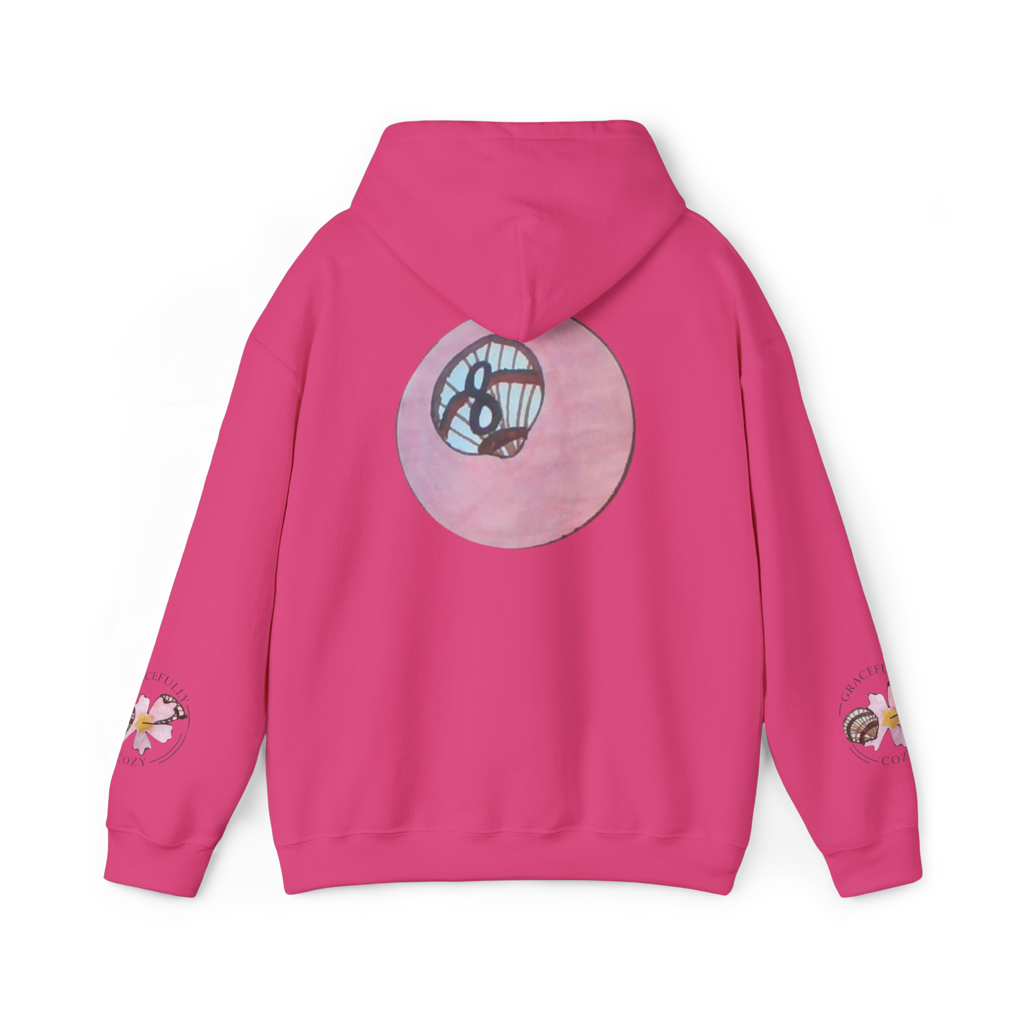 Pink shell 8-ball